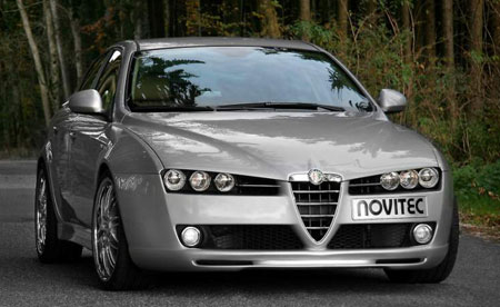 Novitec tunes up the Alfa Romeo 159 but strangely it is not the petrol 