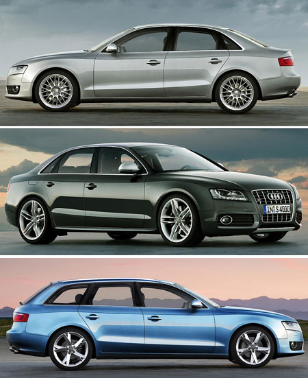 Daniels' rendering of the 2009 A4 is more 