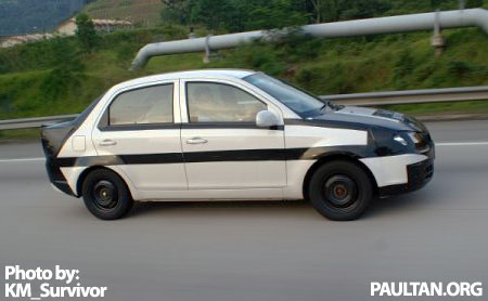 Old Proton Saga Modified. Proton BLM very clearly,