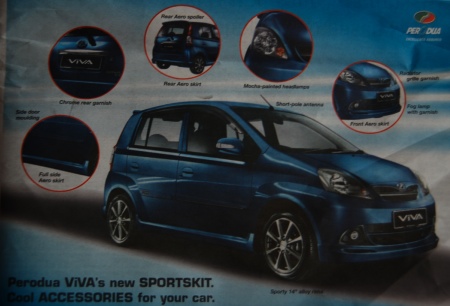 Perodua Viva Body Kit. Perodua Viva bodykit now