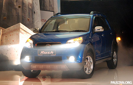 The new Toyota Rush has been launched in Malaysia and UMW Toyota showrooms 