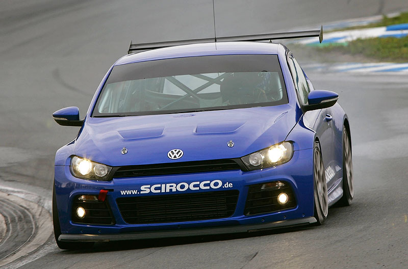 The racingtuned Volkswagen Scirocco will feature the 20 litre TFSI engine