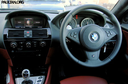 BMW M6 Interior. Step inside and its hard to be disappointed; even if there 