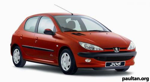 Naza will be manufacturing a Peugeot 206 branded under the Naza brand